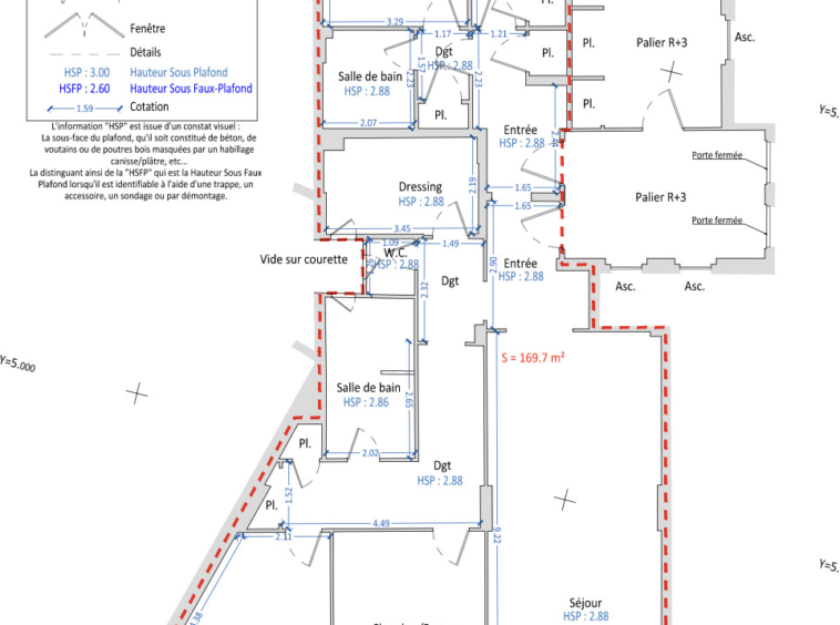 Plan 2 appartements à réunir en plein centre de Monaco